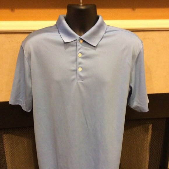 Nike Other - Nike Golf Dri Fit Polo Shirt Men Medium Light Blue
